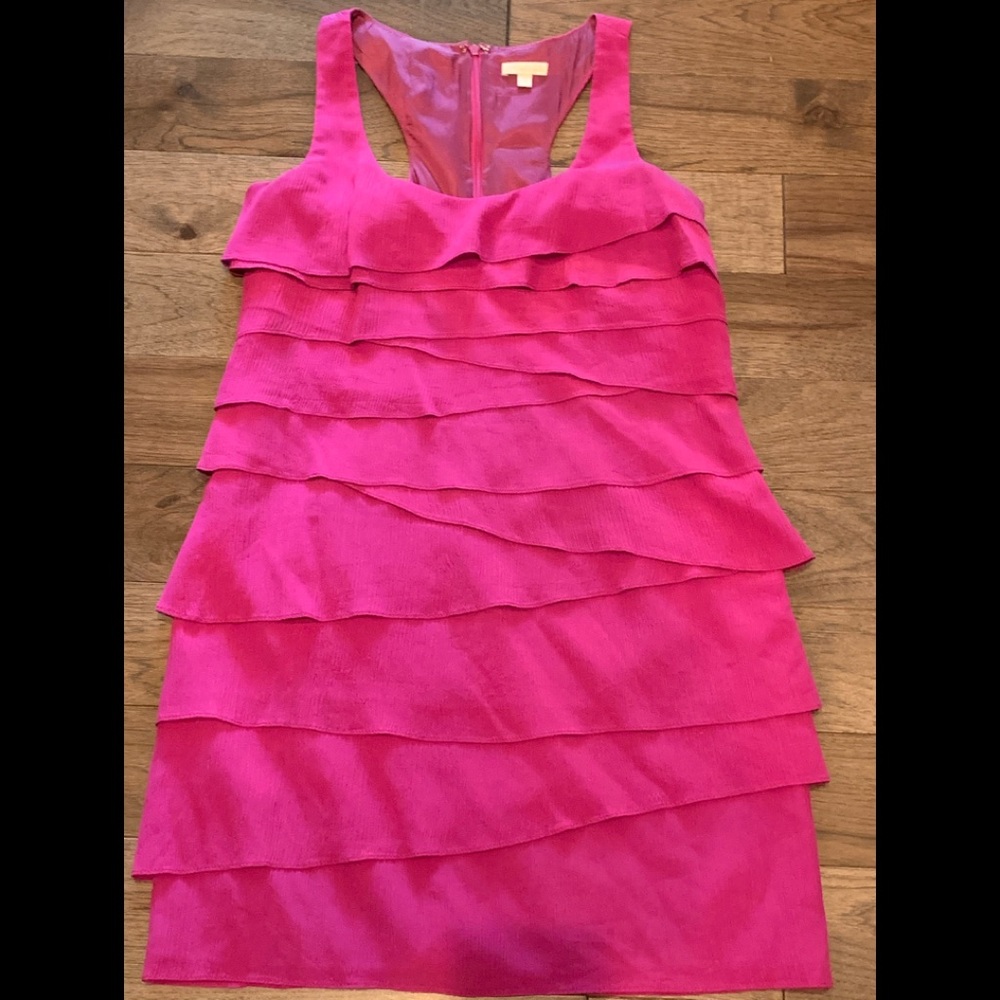 SHOSHANNA MAGENTA DRESS - EUC